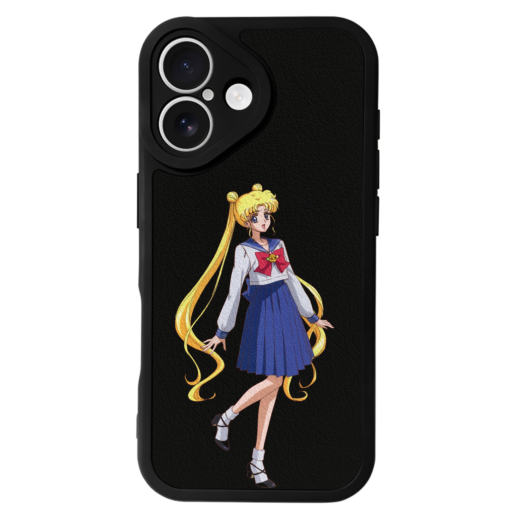 （画像用） 美少女戦士セーラームーン 愛野 美奈子 あいの みなこ Sailor Moon Aino Minako 【iPhone 16シリーズ対応】シリコンスマホケース（レザー調） 材質：シリコン